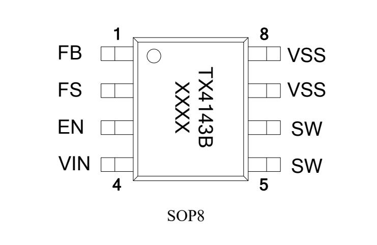 TX4143B封装及管脚分配